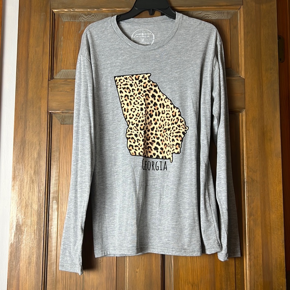 Jane Marie Georgia cheetah print tee